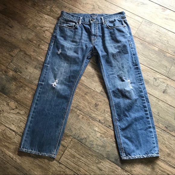 JNCO Other - JNCO “Straight Leg” Jeans Distressed Size 36 x 30
